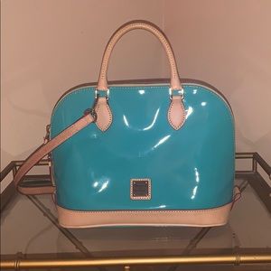 Dooney & Bourke Patten Leather Turquoise Purse